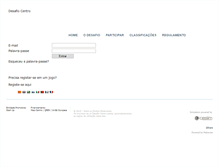 Tablet Screenshot of desafiocentro.cesim.com